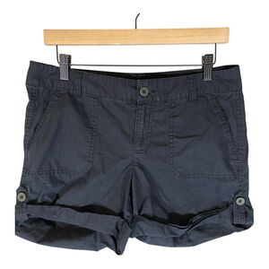 Tommy‎ Hilfiger Womens Chino Shorts Size S Small Black Classic Casual Comfy Cute